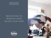 Renovations to prioritize when selling your home